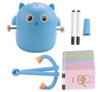New Children'S Interactive Education Painting Robot - Learning Toys, with 100 Words Cards, Voice Interaction