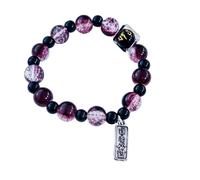 New Chinese Style Bracelet Passing Every Exam Theme Charm with Six- Mantra Bead Engraved Pendant Ideal for Takers