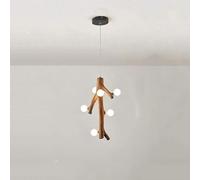 New Chinese Zen Chandeliers/Creative Tree Branch Hotel Decoration Pendant Light/G4 Base 6-Head Hanging Lamp/Indoor Home Bedroom Balcony Lighting Fixture