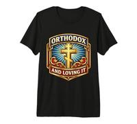 New Christian Orthodox and Loving It Convert Jesus Christ Premium T-Shirt