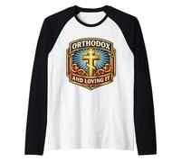 New Christian Orthodox and Loving It Convert Jesus Christ Raglan Baseball Tee