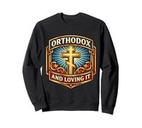 New Christian Orthodox And Loving It Convert Jesus Christ Sweatshirt