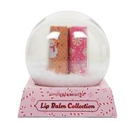 New Christmas Chunky Lip Balm in Snow Globe Includes Four Scented Lip Balms, Helps Nourish and Moisturise Lips, Add Holiday Magic to Your Beauty Essentials, Ideal As A Secret Santa Gift or Stocking