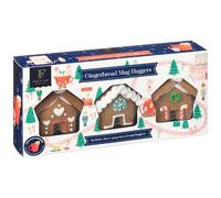 New Christmas Gingerbread Mug Huggers 3-Pack - Fun Festive Biscuit Decorations Perfect for Hot Drinks, Dipping and Holiday Gifting-A52