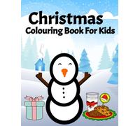 [NEW] Christmas Holiday Colouring Book For Kids. Big, Bold, & Easy Designs.