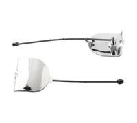 New Chrome Towing Eye Cover For Fiat 500 Rear Bumper 2007 To 2012 Replacement Part 735455393 Tow Hook Cap Direct Fit Auto Accessory