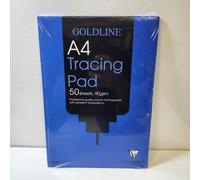 Clairefontaine Goldline Professional Tracing Pad 90gsm A4 50 Sheets