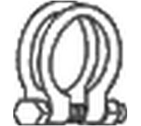 New Clamp, exhaust system 856297 7538567 4302382 94473564 0004920440