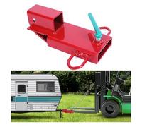 New Clamp On Forklift Hitch Receiver Pallet Fork Trailer Towing Adapter 2" Insert