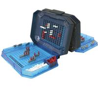New Classic Sea Battle Board Game, 2 Players, Classic Naval Strategy, Ages 3+|| Contents: 2x battle cases, 2x flagship packs, 12x missile packs Dimensions: 43L x 23.5W x 18H cm