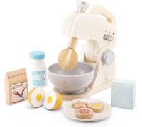 New Classic Toys 10707 Wooden Pretend Play Kids Mixer - White, White