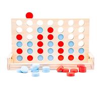 New Classic Toys 10808 4-in-1 Row Game, Wood
