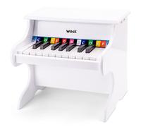 New Classic Toys 10156 Wooden Piano, White, Medium