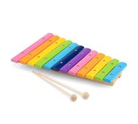 New Classic Toys Wooden Xylophone Toy for Toddlers 2 Years Old Boys and Girls Baby Gifts, Kids Musical Instruments for Childrens Two Year Old,Multicolor,DeLuxe - 12 bars,10236