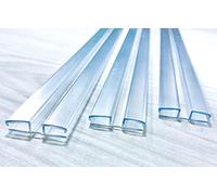 New Clear PVC Piano Style Living Hinge for 3/16" (4.5mm) Material: No Screws or Glue - DIY for Plexiglass, Acrylic, Glass & More (36 inch, 3 Pack)