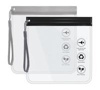 New Clear Travel Toiletry Bags Airport 20x20cm Security Liquids Bag Travel UK