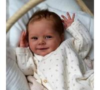 New Clearance 18Inch Sebastian Reborn Doll Kit Limited Edition lifelike soft touch frech color kit with Cloth Body and Eyes