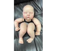 New Clearance 20inch Peaches Already Painted Reborn Doll Parts Lifelike Baby 3D Painting with Visible Veins Cloth Body Included