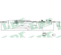 CABLE PULL CLUTCH CONTROL C0240C FOR PEUGEOT EXPERT/Platform/Chassis/Van 806