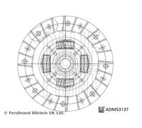 BLUE PRINT ADM53137 Clutch Disc