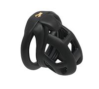 New Cobra Chastity Cage 3.0 Male Chastity Device with 4 Rings Male Chastity Cage Resin Cock Cage Chastity Cage Lightweight Chastity Cage for Man Penis Bondage Exercise Male Sex Toy (NUB)