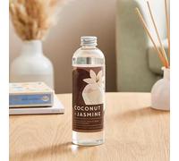 New Coconut & Jasmine Reed Diffuser Refill 250ml - Elegant Tropical Scent with Coconut, Pineapple & Jasmine, Up to 25 Weeks of Refreshing Fragrance, Perfect for Any Room or Gift -M82