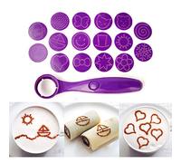 New Coffee Tools Electrical Latte Art Stencils Coffee Magic Spice Spoon Carving Spoon Baking Pastry Tool Foods Piping Spoons Cake Mold Decor