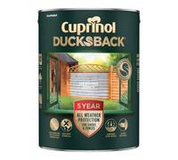 Cuprinol Ducksback Herring Grey Matt Arbours, Fencing, Gates, Sheds & Summerhouses, 5L