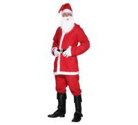 NEW Complete Budget Santa Claus Father Christmas Fancy Dress Xmas Costume