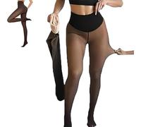 New Compression Band & One Seam Option, The Original Fleece Lined Leggings, Plus-Size Warm Magic Leggings for Women (UK, Numeric, 12, 14, Plus, Regular, Caramel-Colored)