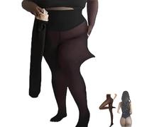 New Compression Band & One Seam Option, The Original Magic Fleece Lined Leggings, Plus-Size Warm for Women (Deep,Medium-Large)