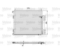 VALEO 815060 Air conditioning condenser