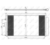 NRF 350071 Air conditioning condenser