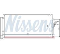 NISSENS 940291 Air conditioning condenser