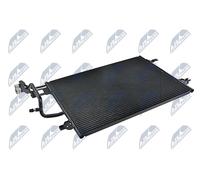 NTY Air Conditioning Condenser CCS-WW-012 For Audi VW, Reinforced, Without Drier