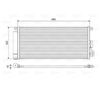 VALEO 822592 Air conditioning condenser