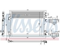 NISSENS 941084 Air conditioning condenser