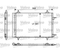 New Condenser, air conditioning for CITROËN PEUGEOT:307,C4 I,308 I,307 CC