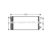 PRASCO FTA5406D Air conditioning condenser