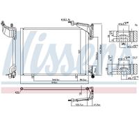 940528 Air Conditioning Condenser Fits Ford B-Max Van Fiesta 6 Van By Nissens