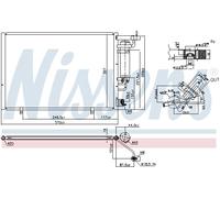 NISSENS 940531 Air conditioning condenser