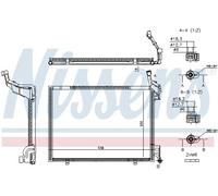 NISSENS 940525 Air conditioning condenser