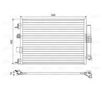 VALEO 814161 Air conditioning condenser