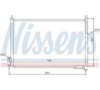 New Condenser, air conditioning for HONDA:CIVIC VII Hatchback 80110-S6F-E01