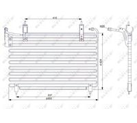 NRF 35071 Air conditioning condenser