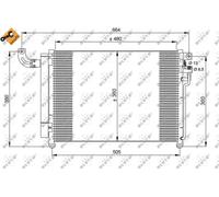 New Condenser, air conditioning for KIA:RIO II,PRIDE II,RIO II Saloon