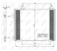 NRF 35351 Air conditioning condenser