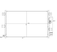 NRF 350481 Air conditioning condenser