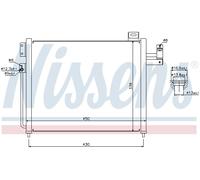 NISSENS 94760 Air conditioning condenser