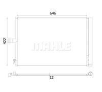 New Condenser, air conditioning for MERCEDES-BENZ:CLS,C218,X218 0995000654